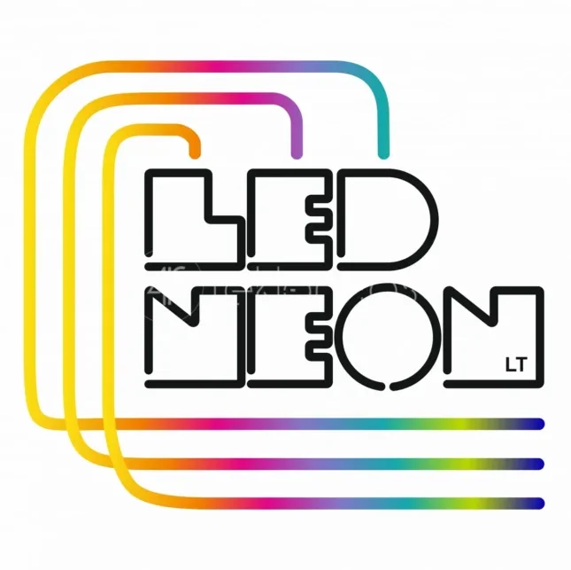 LED neon iškabos namams, verslui ir renginiams