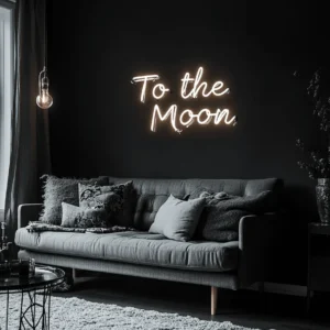 Led neonas "To the Moon"