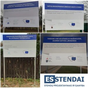 ES stendas su konstrukcija (programos 2014-20 ir 2021-27)