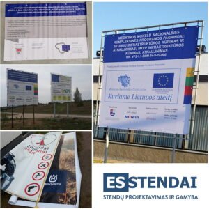 ES informacinis tentas/plakatas